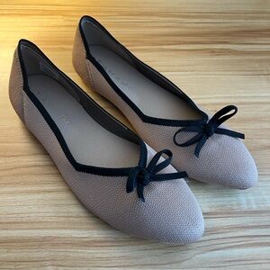 Tahari Flats with Black Trim - NWOT